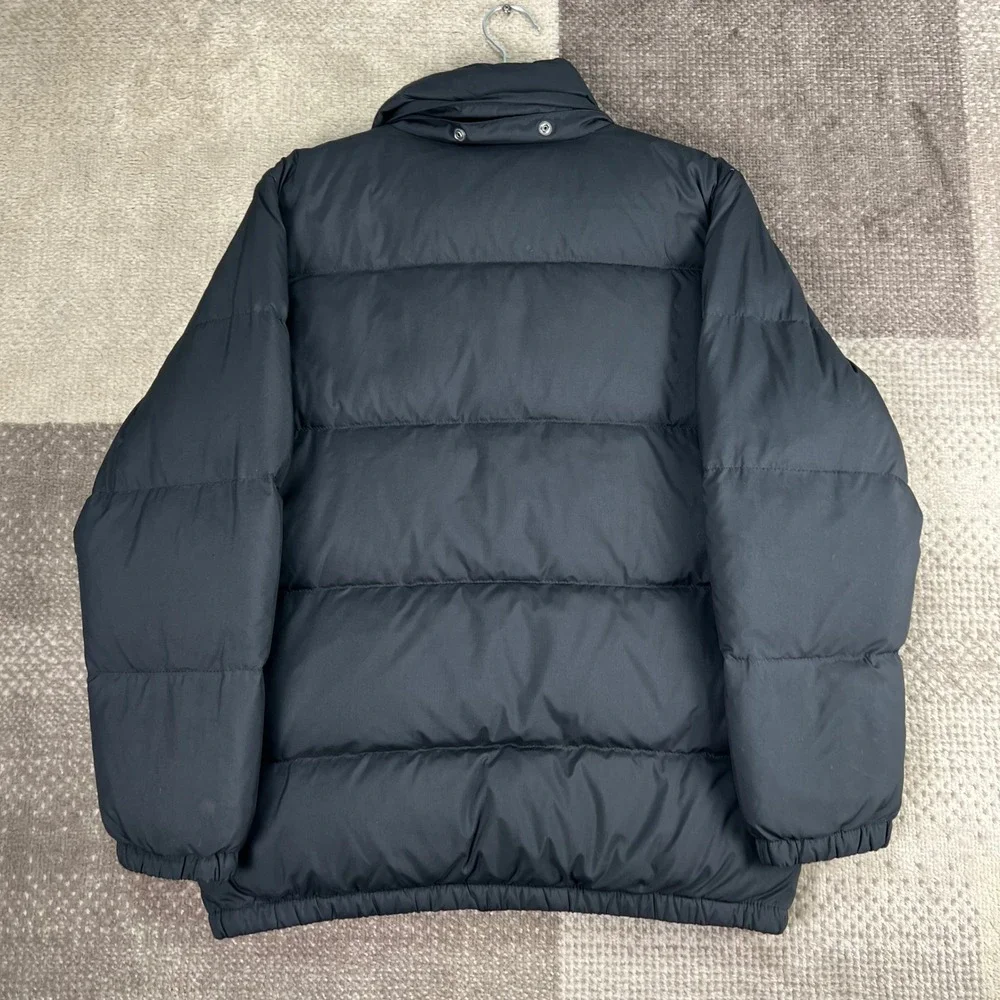 Polo Ralph‎ Lauren Kids L 14-16 Black Down Puffer Jacket Red Lining